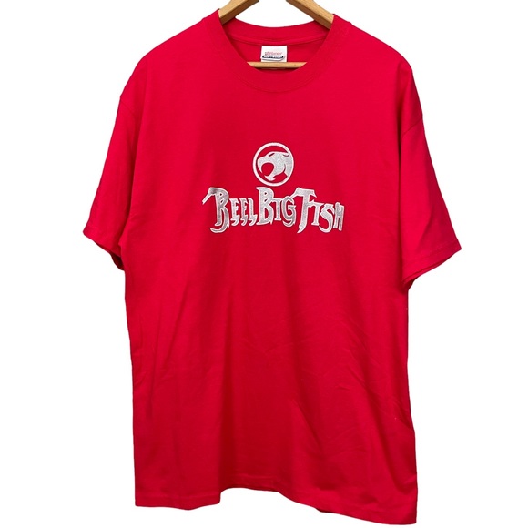 Sold Vintage Reel Big Fish *Autographed* Tee Hanes Heavyweight Size Large - Picture 1 of 7